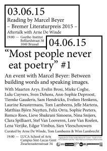 Poster - Marcel Beyer